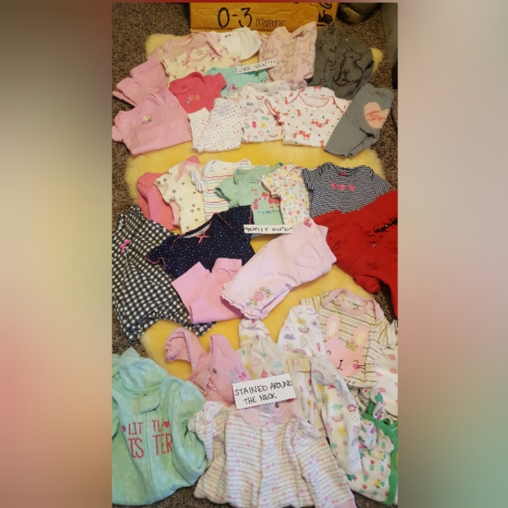 0-3 month baby clothes